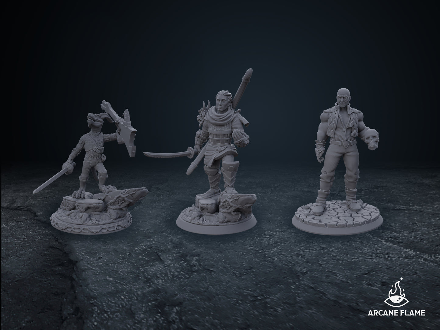 Custom Resin 3D Printing Service for TTRPG Miniatures – Print Your Own STL Files