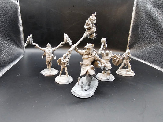 3D printed Dungeons and Dragons miniatures