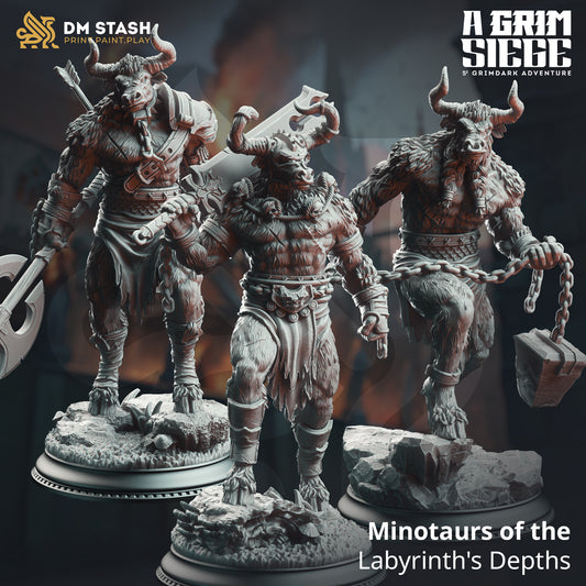Minotaurs of the Labyrinth’s Depths