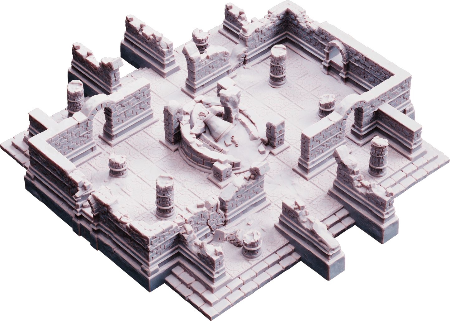 Ruins of Terataya terrain render