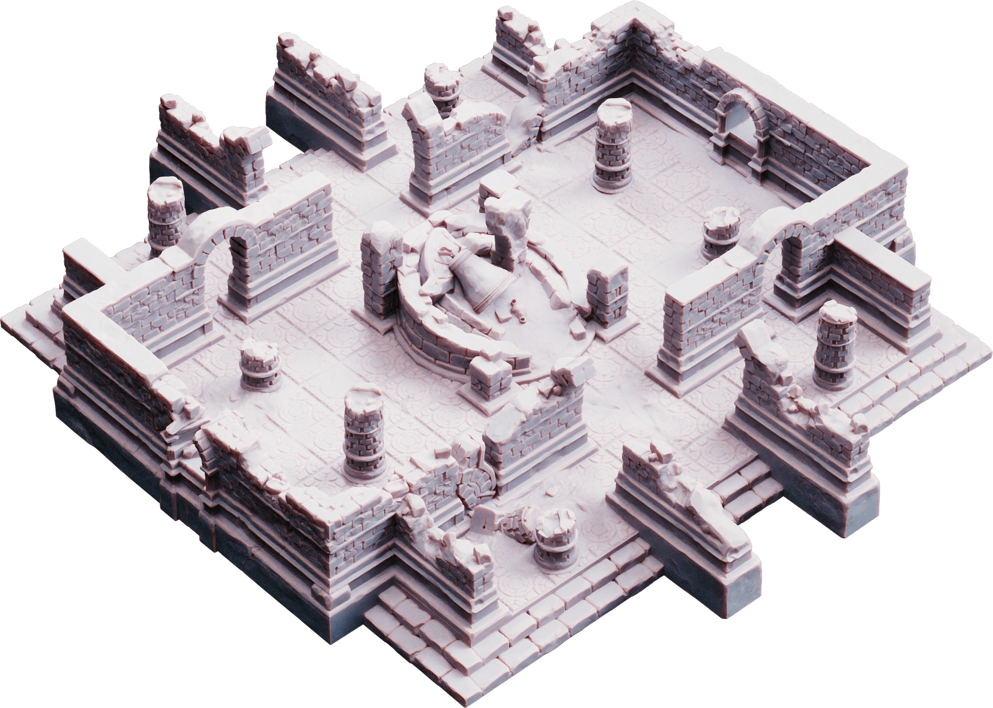 Ruins of Terataya terrain render